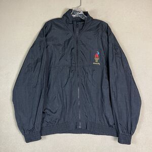 Speedo Jacket Mens Large Black 1996 Atlanta Olympic Games Collection Windbreaker